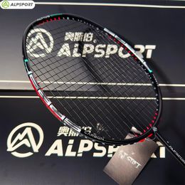 Badmintonrackets ALP 01 SP Snelheid 4U G5 Max 30LBS 12K Koolstofvezelversterkte racket Competitietraining 231031