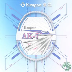Raquettes de badminton Kumpoo raquette AK7 raquettes simples professionnelles en carbone avec cadeau 230927