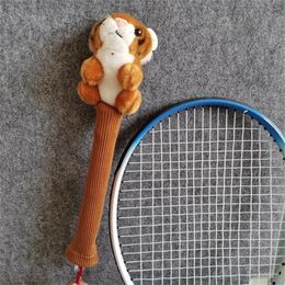 Badminton Rackets Tijger Badminton Racket Handvat Cover Pluche Pop Grip Protectors Handwerk Cadeau 231201