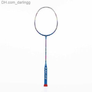 Raquetas de bádminton Ultraligero 50g 10U Raqueta de bádminton de fibra de carbono profesional Raqueta de grafito súper ligera con cuerda 30LBS Adulto Q230901