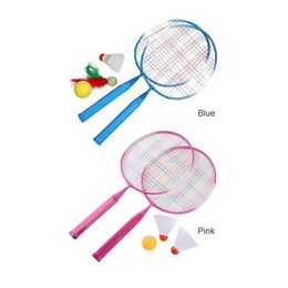 Badminton set 1 paire de raquettes de badminton pour enfants remplaçant l'équipement de badminton jeux de sports intérieurs