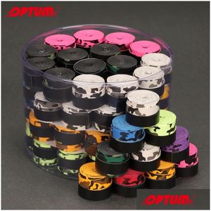 Badminton Sets 60 PCS Tennis Racket Overgrips Padel Grips Sweat Absorbed Wraps Tapes Sweatband 220914 Drop Delivery Sports buitenshuis R DHFLH