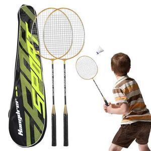 Badminton sets badminton rackets set professionele badminton rackets set volwassen lichtgewicht badminton apparatuur zweet absorber s52401