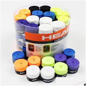 Ensembles de badminton Original Head Overgrip Anti Slip Tennis Raquette Grips Padel Accessoire Shock Squash Training Sweatband 220914 Drop Deli Dhsm3