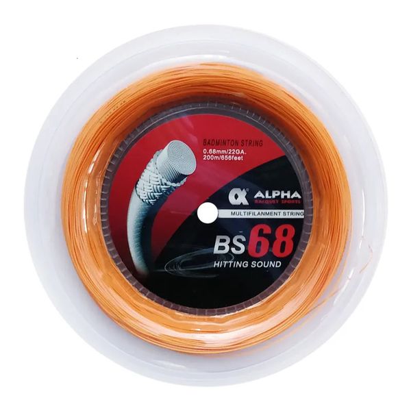 Ensembles de badminton String 200m Bobines Contrôle Performance complète Livres élevés Durabilité Frapper BS68 Ball Net 34Pounds 230927