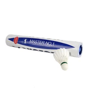 Badmintonshuttles Victor Badminton Ganzenveren Stabiel 12-pack MS1 Master nr. 1 Ganzenshuttle 231201