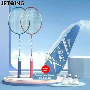 Badminton String 2PCS RACKETS PROFESSIONNELLE ET SAG DE PRÉSENTATION SET DOUBLE RACQUET INDOOR EXTERDOOR SPEETS 231208 231221