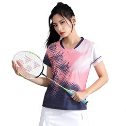 Badminton Training Shirts Women Gym respirant Ultral Light Table Tennis Sleeve Golf Golf Sports Ping Pong Jerseys Vêtements 240522