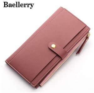 Baellerry femmes portefeuilles mode cuir portefeuille femme sac à main pochette pour femmes portefeuilles sac d'argent porte-carte pour femme WWS049