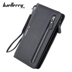 Baellerry Zipper Lange dames Wallet Telefoon Koppeling Portemunt Vrouwelijke tas voor Baellery Carteras Kashelek Portomonee Cuzdan Billetera Y19070 253S