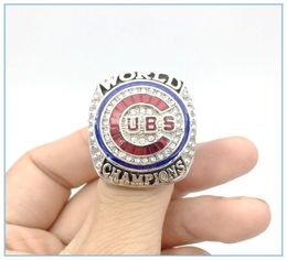 Baez Rizzo Bryant Zobrist 2016 Cubs World Baseball Championship Ring Souvenir Men Fan Gift 2019 Drop entier 2777059