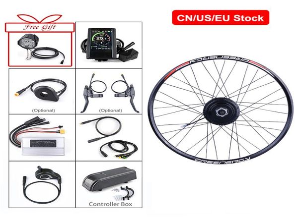 Bafang 48V 500W Motor de cubo rueda trasera Kit de conversión de bicicleta eléctrica tipos de bicicleta 20quot26quot 275quot 700C rueda trasera 2781433