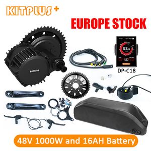 BAFANG BBSHD 1000W 48V elektrische fietsmotor kit voor met batterij Li-ion 16AH