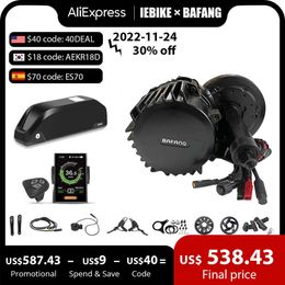 Bafang BBSHD 1000W 52V 48V Kit de moteur de vélo électrique à entraînement central 8Fun BBS03 avec batterie de vélo électrique lithium-Ion 13AH 16AH 20AH