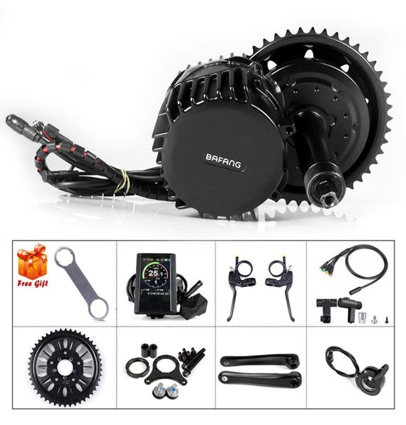 BAFANG BBSHD 48V 1000W 100 mm 850C Affichage avec capteur de frein kit de moteur électrique Motor de moto