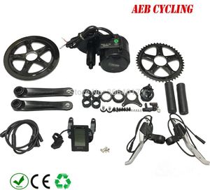 Livraison gratuite moteur à engrenages Bafang BBS01B 36V 350W moteur de vélo électrique 8FUN kits de conversion d'entraînement moyen avec écran LCD C965