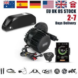 Bafang motor bbshd bbs03 48v 52V 1000W middenaandrijving eBike elektrische motor ebike conversiekit bbs03 52v16Ah 20Ah batterij