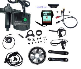 Bafang750w bbs02 ebike kits hydraulische remsensor 750w bbs02 Mid Drive elektrische fiets kit ebike kits 8Fun ebike kit