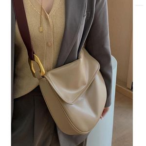 Sac 2024 Fashion Simple Soft Leather Femmes Tote Tote Messenger Big Capacité