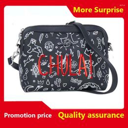 Sac 2024 Style hip hop Single Graffiti Print épaule messager Espagne Brand Square Sling Embrayage