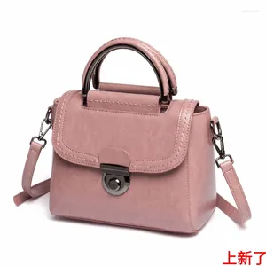 Sac 2024 Cuir Women's Cowhy Small Lady Spolder Handing Handsbag Guangzhou Wholesale
