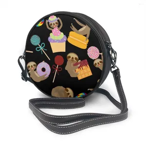 Sac 2024 OLN Summer Women's Fashion Small Round Gakes Modèle Messager Messager Crossbody Phone Coin Purse