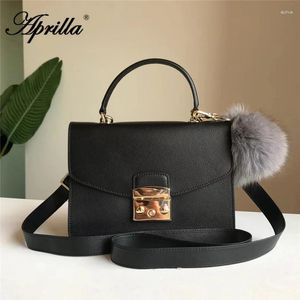 Sac 205 # aplilla 23cm véritable réel cuir de la mode en cuir sacs sacs de luxe femme sacs à main épaule féminine