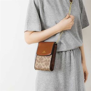 Sac 32% OFF Sac à main de créateur Chaîne de haute qualité Téléphone portable pour femmes Nouveau sac à bandoulière vintage à bandoulière unique mini mode zéro portefeuille