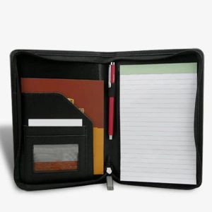 Bag A5 Pu Leather Business Business Padfolio Manager Multifinection Office Organizer Planner Notebook Bure