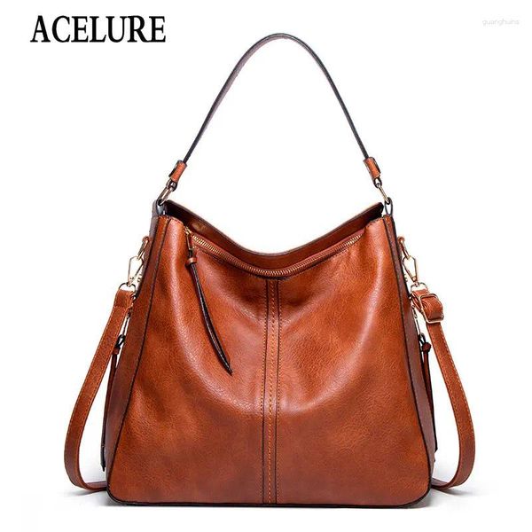 Sac ACELURE Large sac à main pour femmes haute capacité en cuir PU Soft Pu Beautiful Messenger Wholesale Drop Shopping