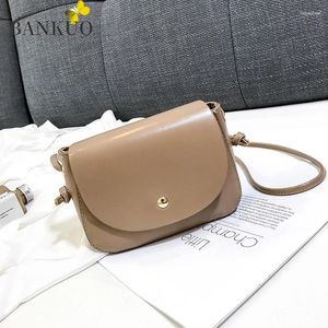 Sac Bankuo 2024 Spring Women's Sacs Pu Vintage Hasp épaule Ins Trendy Color Color Girl Crossbody Casual CO225