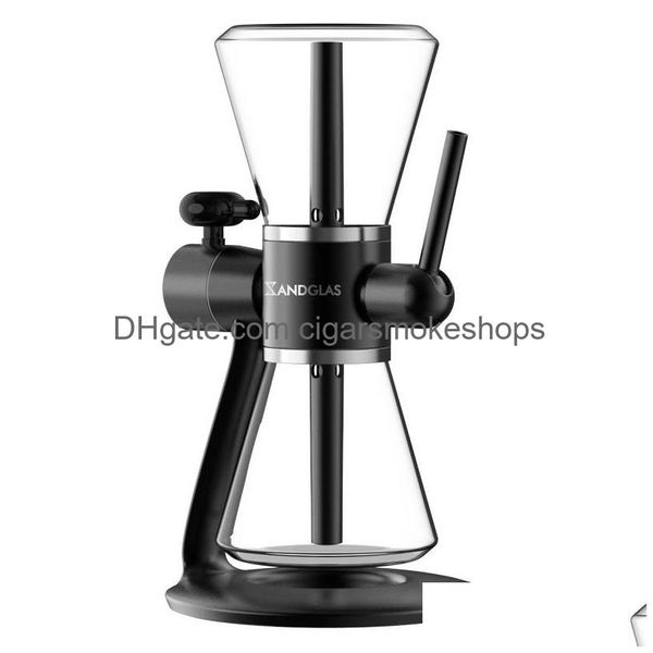 El bolso Bong Sandglas que fuma vende la entrega de encargo de la gota de las cachimbas del OEM Alpha de Shesha Hookah Alpha