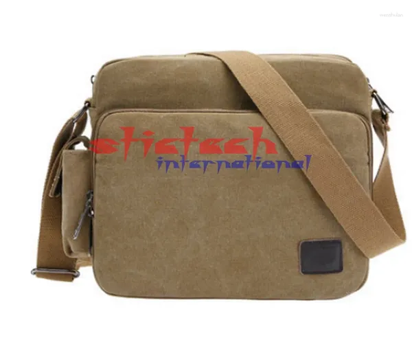 Bolsa de Dhl o Ems 10 Uds multifunción para hombre Bolsa de viaje informal de lona Masculina bandoleras cruzadas para hombre