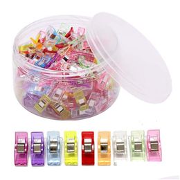 Tas clips 100/150 pcs naaiplip plastic quilten knutselen haakbreien veiligheid geassorteerde kleuren bindende lx4242 drop levering h dhpbv