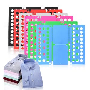 Bag Clips Kids Magic Clothes Folder T Shirts Jumpers Organizer Fold Save Time Holder Quick Folding Board Home Storage p230518