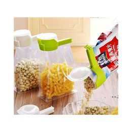 Clips de sac Seal Pour Food Storage Clip Snack Sealing Kee Fresh Sealer Clamp Plastic Helper Foods Saver Voyage Cuisine Outils Drop Deli Ot8Xd