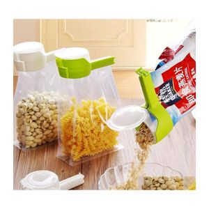 Tas clips giet giet voedsel opberg clip snack afdichting sleutel verse sealer klem plastic helper spaarder reist gereedschap keuken gereedschap drop levering h h otjuo