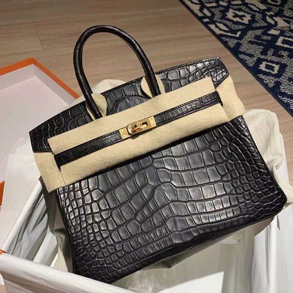 Sac Crocodile Platinum Designer Modèle Femme Peau de vache Grand Banlieue Mariée Une Épaule Bandoulière Sac À Main