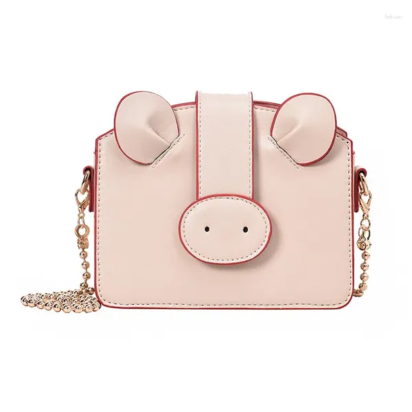 Sac mignon motif de cochon crossbody for women 2024 Designer Fashion Sac une principale sac à main de chaîne d'épaule féminine sac à main