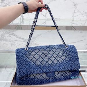 tas denim boodschappentas draagtas rugzak reisontwerper vrouw sling body tas meest dure handtas met zilveren ketting gewatteerde luxe handtassen handtassen