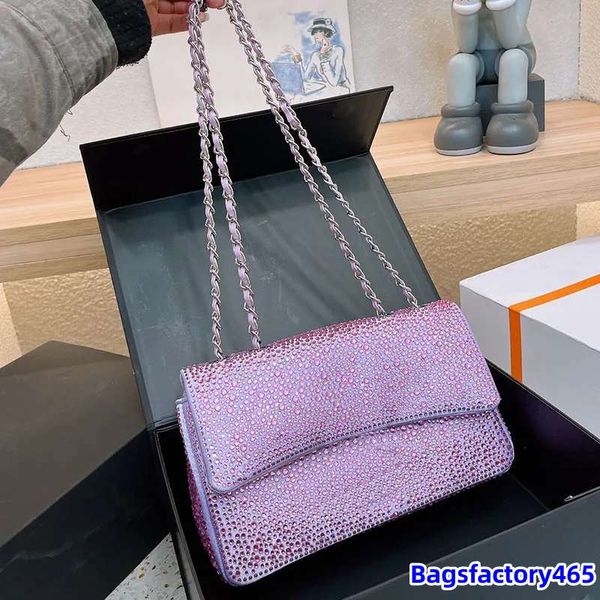 Sac Designer Sac Diamant Bandoulière Sacs Messenger Sac À Bandoulière Chaîne Sacs À Main Femmes Bourse Luxurys Sacs Flap Totes Mode Dames Portefeuille Sac À Dos Full Drill Pack