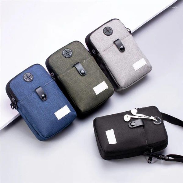 Sac Fashion Men Messenger Phone Pocket Crossbody For Apouner Handbag Hands sac à main multifonctionnel Small Business Business Sacs