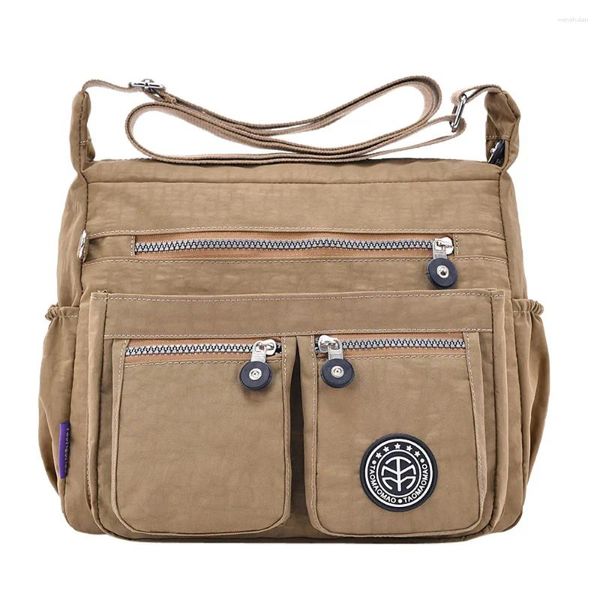 Sac Fashion Femmes Nylon Épaule Couleur continue d'eau répulsif crossbody bolsa féminina Canvas Vente bolso mujer bourse #s