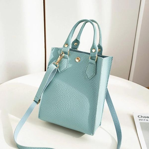 Sac Fashion Femmes Pu Sacs épaule Messenger Small Square All-Match Daily Mobile Phone Mobile