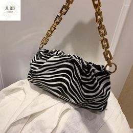 Sac mode Zebra Match Femme Sacs à bandoulière Designer Chaines épaisses sacs à main Luxur