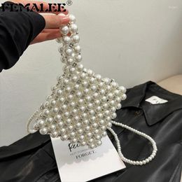Sac Femee Fashion Girls Sacs Square Claking Handmade Fatlet Perle Wedding Party Party Per perle Sling Crossbody for Women