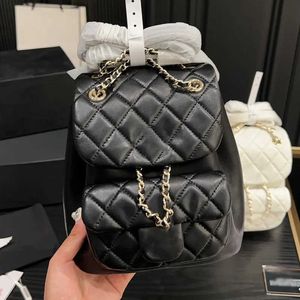 Bag French Designer Paris Classic Duma Shoulders Mochila Famosa Moda Diamond Lattice Luxury Women Luxury Double Letter Mini Ladies Bolso Bolso de bolso