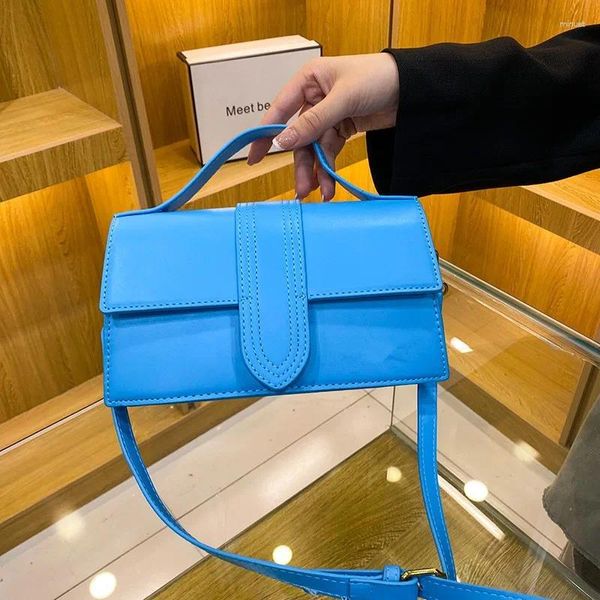 Sac français Niche Senior Designers sacs à main femmes sacs dames solide couleur bonbon en cuir messager