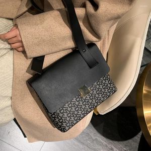 Sac dames fashion handbag pu cuir coréen messager épaule petit carré