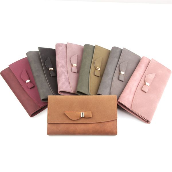 Cartera pequeña larga simple y de moda para mujer, cartera cero multicolor, 30% de descuento, bolsas para tarjetas múltiples